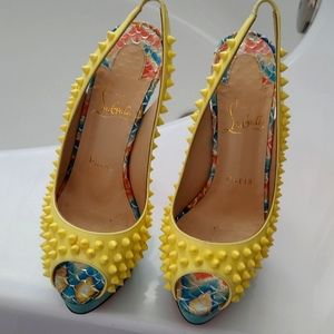 Louboutin spike slingback